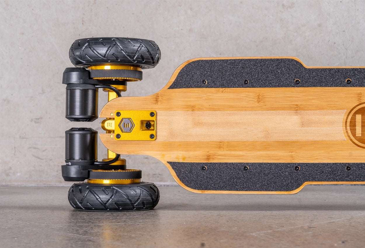 Diablo Bamboo All Terrain Gold Series Electric Skateboard - Image 7