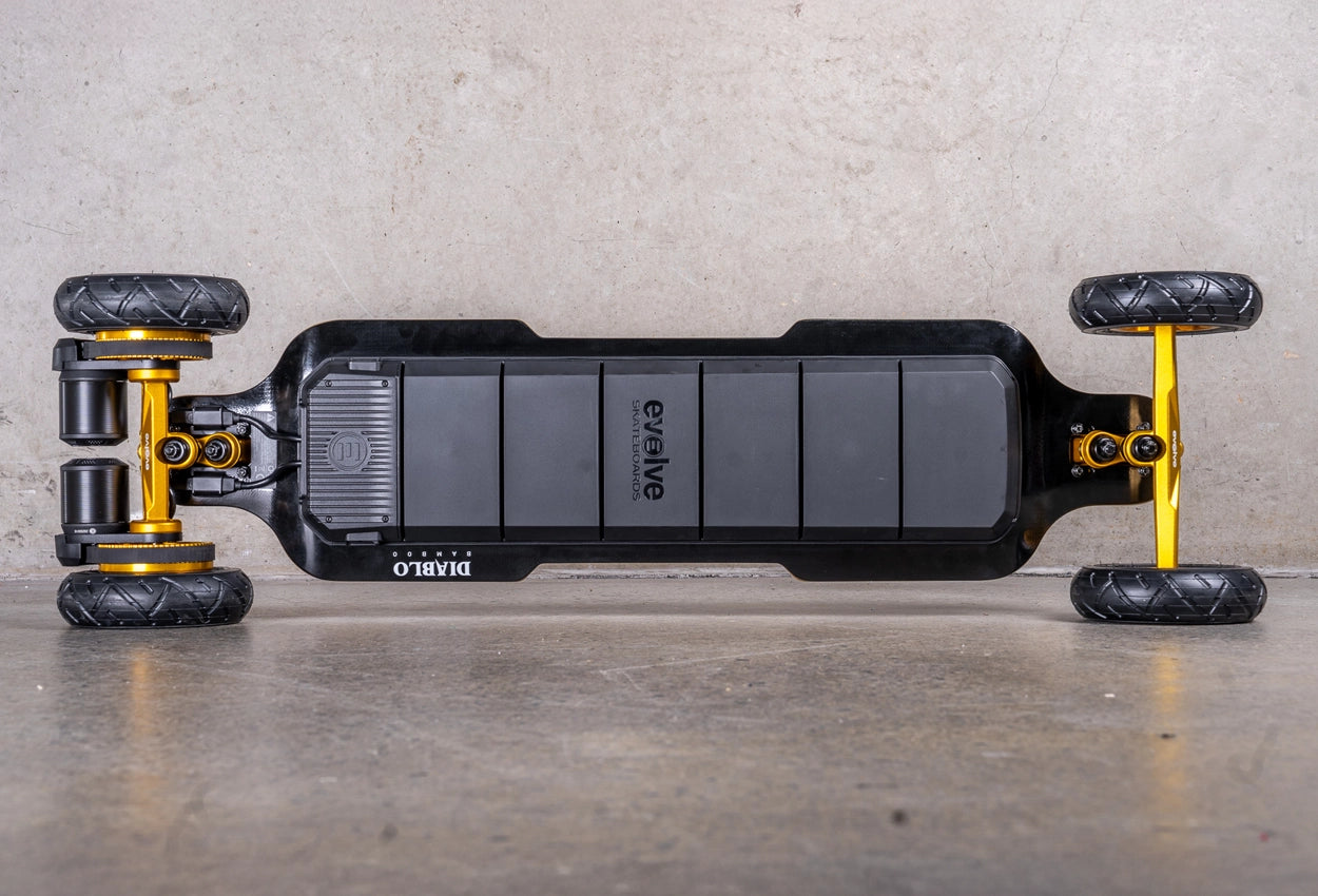 Diablo Bamboo All Terrain Gold Series Electric Skateboard - Image 10