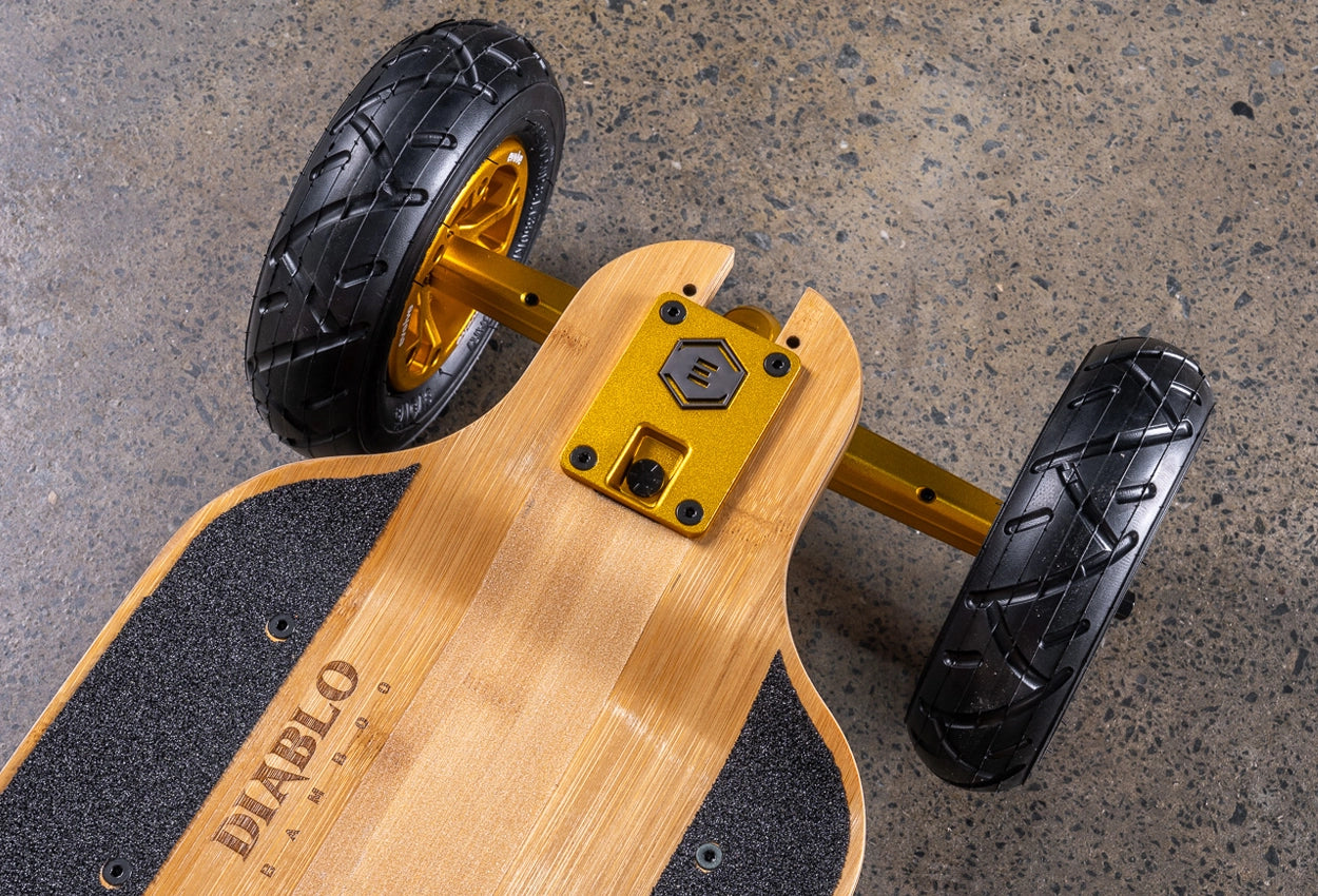 Diablo Bamboo All Terrain Gold Series Electric Skateboard - Image 6
